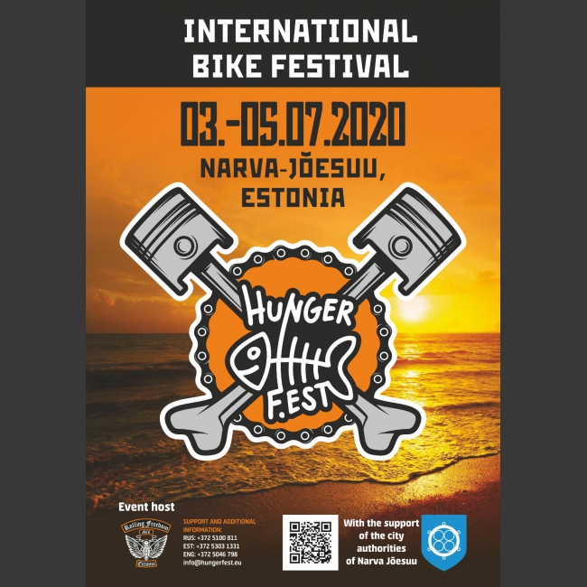 Международный Байкерский Фестиваль 3-5 июля 2020, Нарва-Йыэсуу, Эстония. 